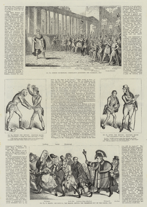 Parliamentary Elections and Electioneering in the Old Days (engraving)