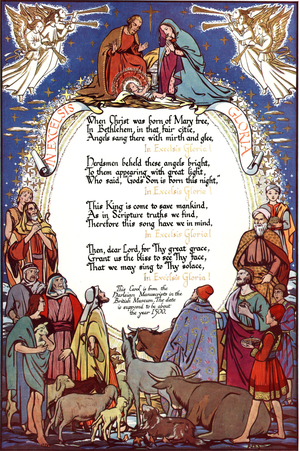 Christmas Magazine Plate, UK, 1938 (print)