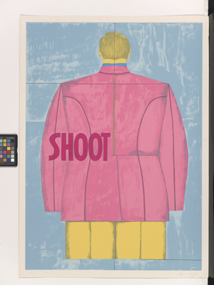 Man - Back View (screenprint)