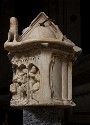 The Ark of the relics of St St John the Baptist in the duomo of Genoa, 13th century