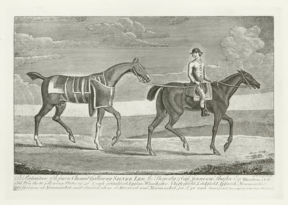 Silver Leg, foaled 1743 (b/w photo)