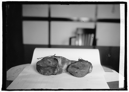 Prohibition Unit (Cow Shoes), 28 June 1924 (b/w photo)