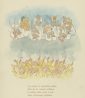 Page from Symbols and Metaphors by Cynicus (colour litho)