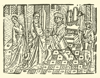 Illustration for The Roxburghe Ballads (woodcut)