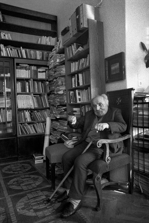 Andras Hegedues, a leading Stalinist and Hungarian Prime Minister, 1998 (photo)
