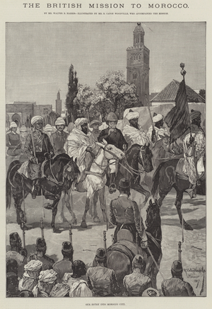 The British Mission to Morocco (engraving)