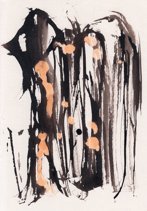 Wabi Sabi, 2018 (ink and bleach on paper)