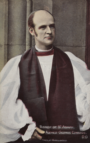 Bishop of St Asaph, Alfred George Edwards, DD (photo)