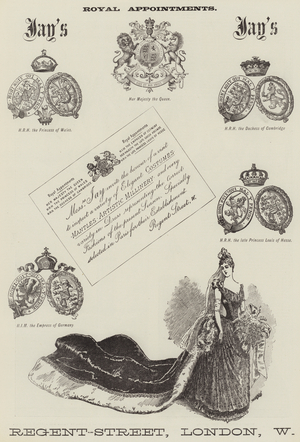 Advertisement, Messers Jay (engraving)