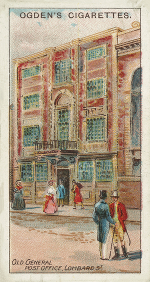 The Old General Post Office in Lombard Street (chromolitho)