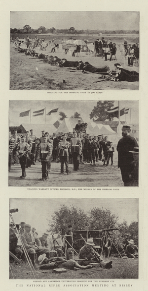 The National Rifle Association Meeting at Bisley (b/w photo)