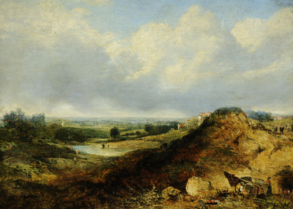 Sketch of Hampstead Heath (oil on canvas)