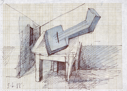 Picasso sketches 110, 1988 (drawing)