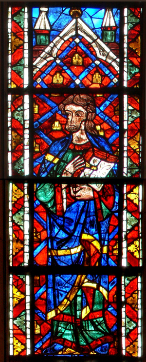 Window w203 depicting a prophet (stained glass)
