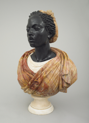 Bust of a Woman, Rome, Italy, c.1650 (marble)