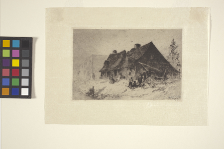 Negro'S Huts At Wilmington, N. C. (ink, pen, pencil)