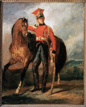 Red lancer of the Imperial Guard