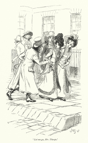 Illustration for Northanger Abbey by Jane Austen (litho)