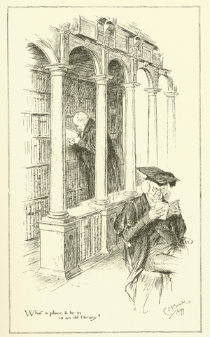 Illustration for The Essays of Elia by Charles Lamb (engraving)