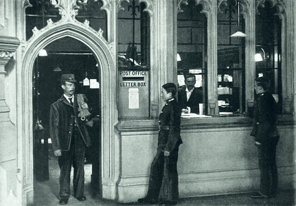 The Post Office, House of Commons (b/w photo)