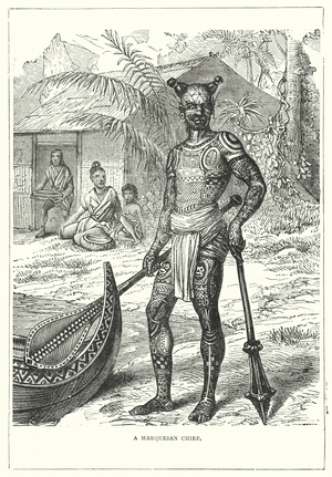 A Marquesan Chief (engraving)
