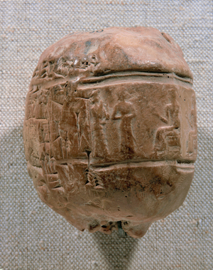 Seal of Naram-ili, prefect of the potters, period of Shulgi …