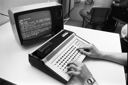 Computerarbeitsgemeinschaft 21 05 1987 GDR Karl Marx Stadt Station Junger …, 1987 (photo)