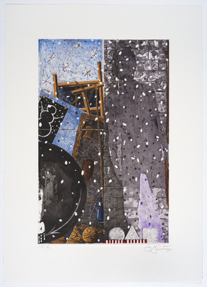 The Seasons (Winter), c.1987 (Five copper plates)