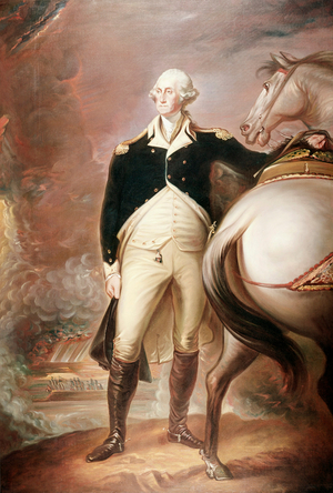 George Washington 19th C. Artist Unknown (French) Oil on canvas David David Gallery, Philadelphia, Pennsylvania, USA