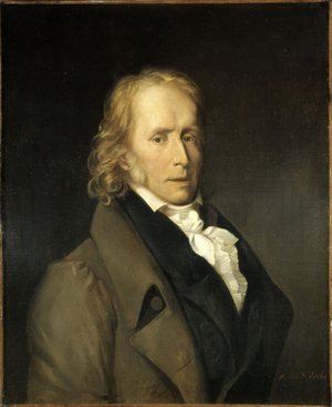 Portrait of Benjamin Constant (1767-1830), writer and politician, circa 1820 (oil on canvas)