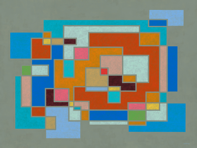 ColorSoundscape #1, 2023 (acrylic on canvas)