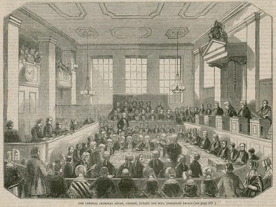 Central Criminal Court, Old Bailey (engraving)