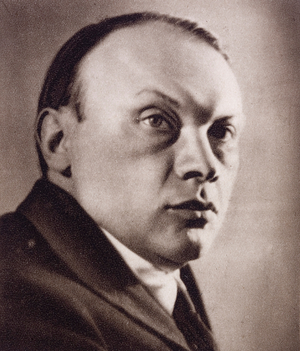 Jan Parandowski, Polish author (b/w photo)