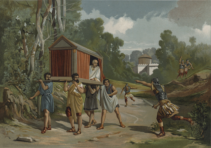 The death of Cicero (chromolitho)