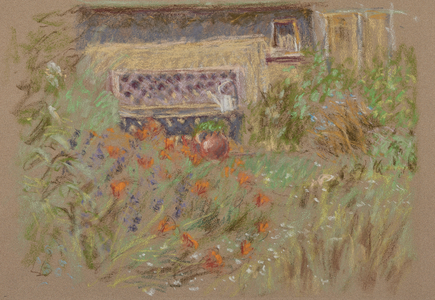 The Garden In May (pastel)