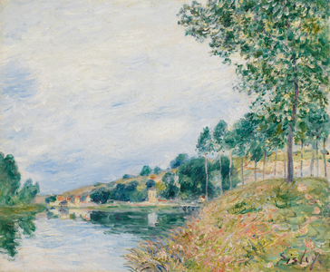 Edge of the Loing, 1891 (oil on canvas)
