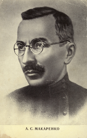 Anton Makarenko, Russian educator and writer (b/w photo)