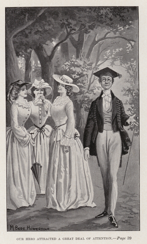 Illustration for The Adventures of Mr Verdant Green, An Oxford Freshman (litho)