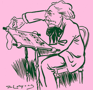 Caricature of FAURÉ from