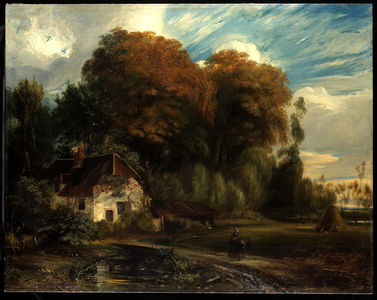 Caretaker's Cottage in the Forest of Compiegne, 1826 (oil on canvas)