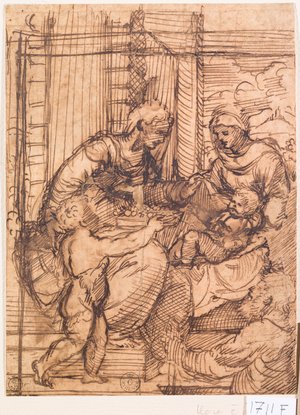 Sacra Conversazione (pen & ink on paper)