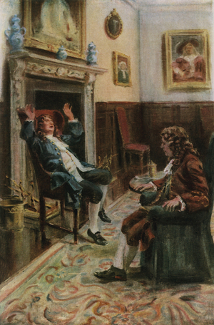 The life of a family!, my uncle Toby would say, throwing himself back in his arm-chair (colour litho)