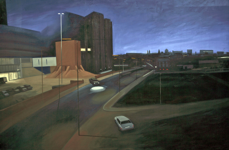 Nocturne to the City, 1979 (oil on canvas)