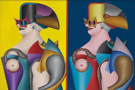 Double Portrait, 1965 (oil on canvas)