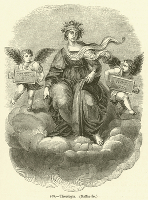 Theologia, Raffaelle (engraving)