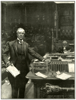 Asquith's Budget Magazine Plate, UK, 1900s