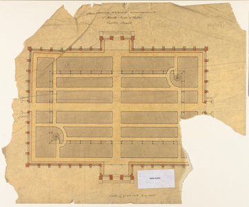 Earth beds and paths, 1800s (print)