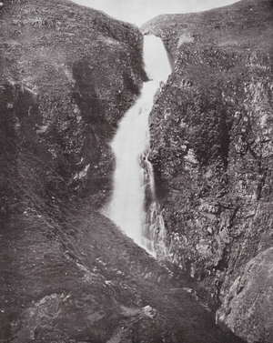 Scotland: The Grey Mare's Tail, Moffat (b/w photo)