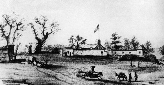 Fort Sutter, 1840s