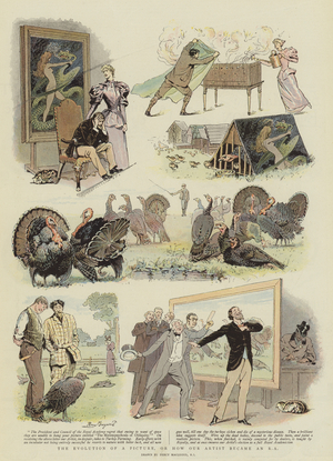 The Evolution of a Picture, or how our Artist became an RA (chromolitho)